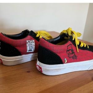 Bart Simpson Vans Sneakers Size 13